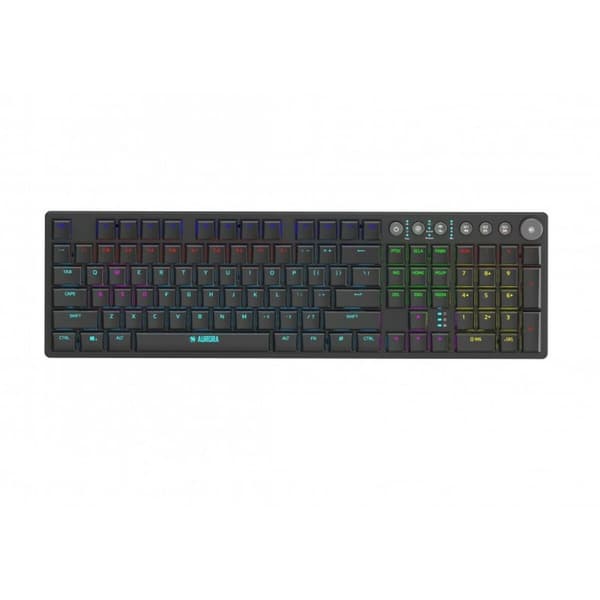Tangentbord Ibox AURORA K-6 Svart Engelska QWERTY