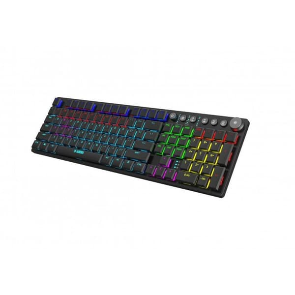 Tangentbord Ibox AURORA K-6 Svart Engelska QWERTY