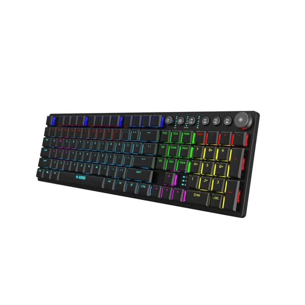 Tangentbord Ibox AURORA K-6 Svart Engelska QWERTY