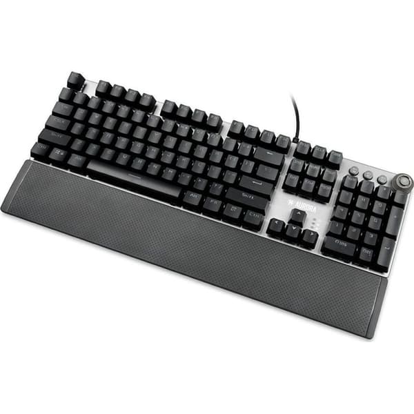 Tangentbord Ibox AURORA K-3 Svart/Silvrig Silvrig QWERTY Svart, Silver