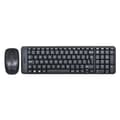 Miniatyrbillede 1 af 8: Tastatur og mus Logitech Wireless Combo MK220 Sort QWERTY Qwerty US