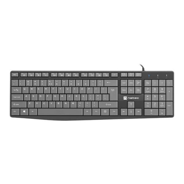 Tastatur Natec NKL-1507 Sort Grå