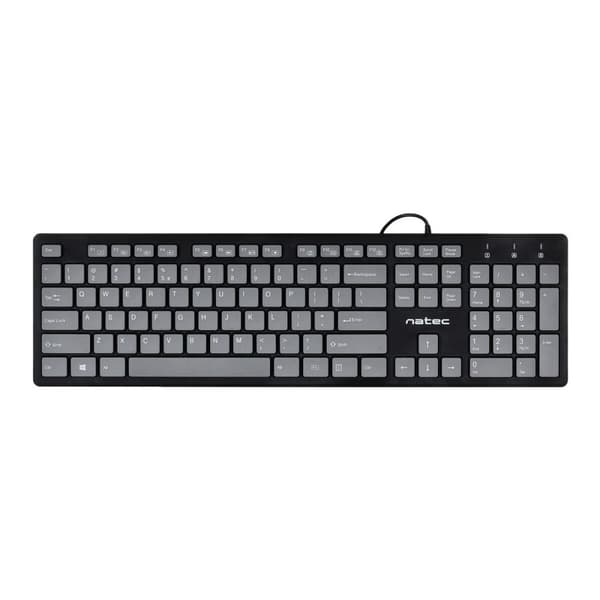 Tastatur Natec NKL-1829 Grøn Engelsk EEUU QWERTY