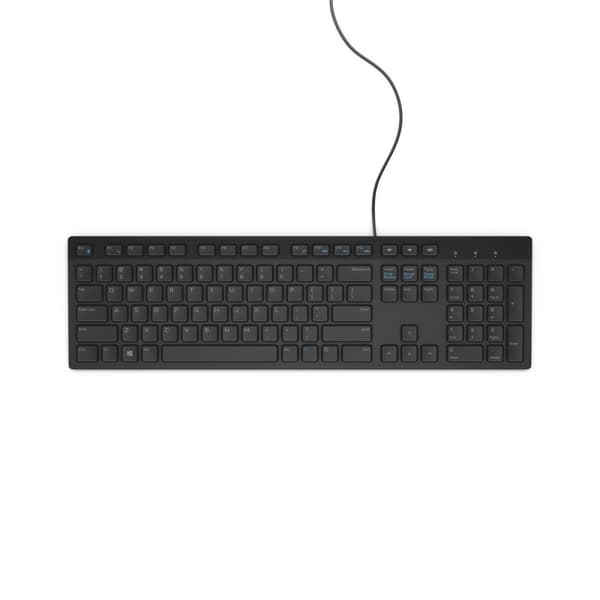 Tastatur Dell KB216 Sort Monochrome Engelsk EEUU QWERTY Qwerty US Sort