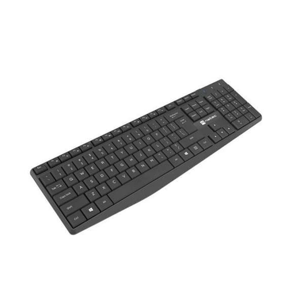 Tastatur og mus Natec NZB-1989 Sort QWERTY Qwerty US