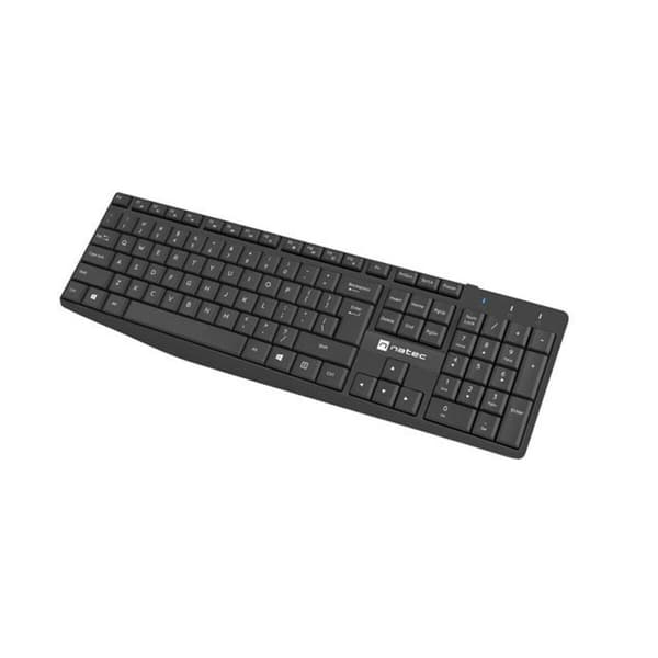 Tastatur og mus Natec NZB-1989 Sort QWERTY Qwerty US