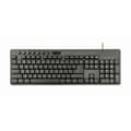 Miniatyrbild 7 av 8: Tangentbord och Mus GEMBIRD KBS-UM-04 Svart Svartvit QWERTY Qwerty US