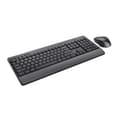 Miniatyrbild 3 av 6: Tangentbord och Mus Trust Trezo Svart Svartvit QWERTY Qwerty US