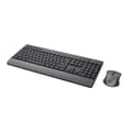Miniatyrbild 5 av 6: Tangentbord och Mus Trust Trezo Svart Svartvit QWERTY Qwerty US