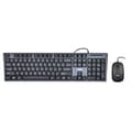 Miniatyrbillede 1 af 7: Tastatur og mus Ibox IKMS606 Qwerty US Sort QWERTY