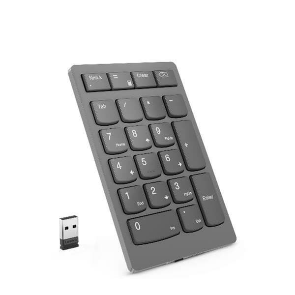Numerisk tastatur Lenovo 4Y41C33791 Sort Grå Grå