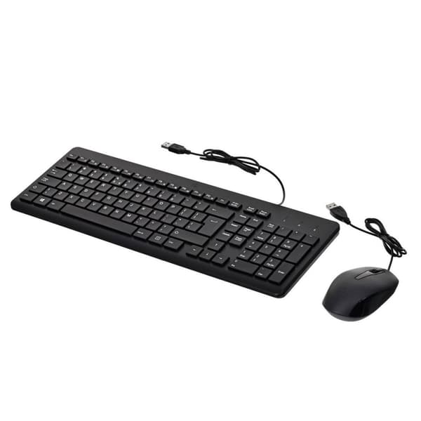 Tastatur og mus HP 150 Sort QWERTY Qwerty US