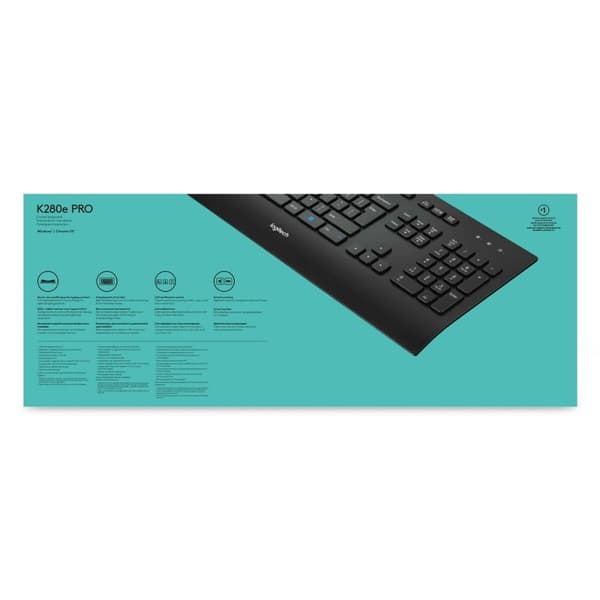 Näppäimistö Logitech 920-005217 Musta QWERTY Qwerty US