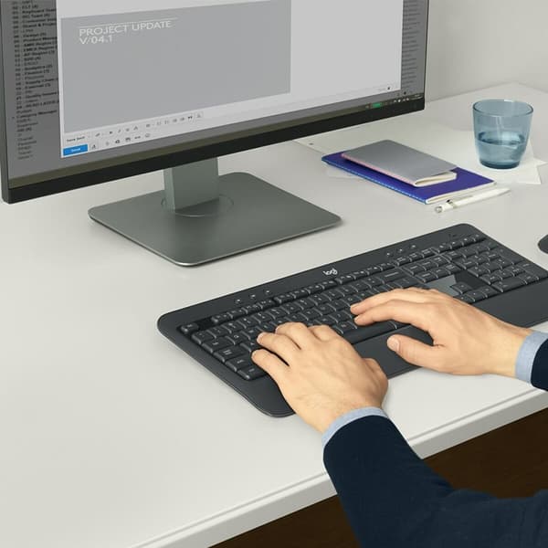 Tangentbord och Mus Logitech 920-008685 Svart Qwerty US