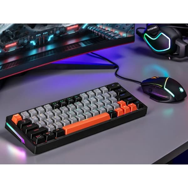 Mekaniskt tangentbord Tracer TRAKLA47297 Vit Multicolour QWERTY