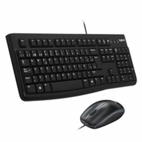 Näppäimistö ja hiiri Logitech 920-002550 Musta Espanjalainen Qwerty
