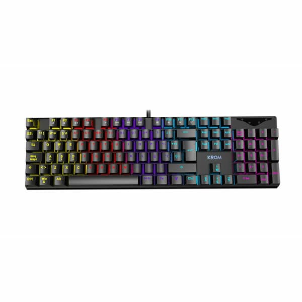 Gaming-tastatur Krom Kasic Sort Qwerty US Sort