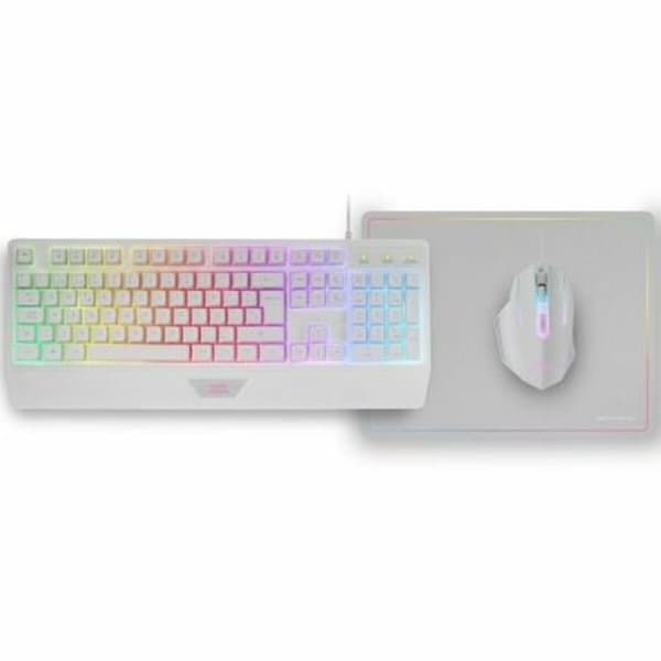 Tangentbord Mars Gaming MCP124WES Vit Vit