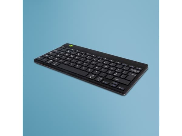 R-Go Compact Break - Tangentbord - med integrerad bromsindikator - compact - trådlös - Bluetooth 5.0 - QWERTY - portugisisk - svart