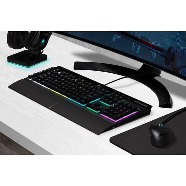 Corsair K55 RGB PRO Gamer RGB LED-tangentbord, svart