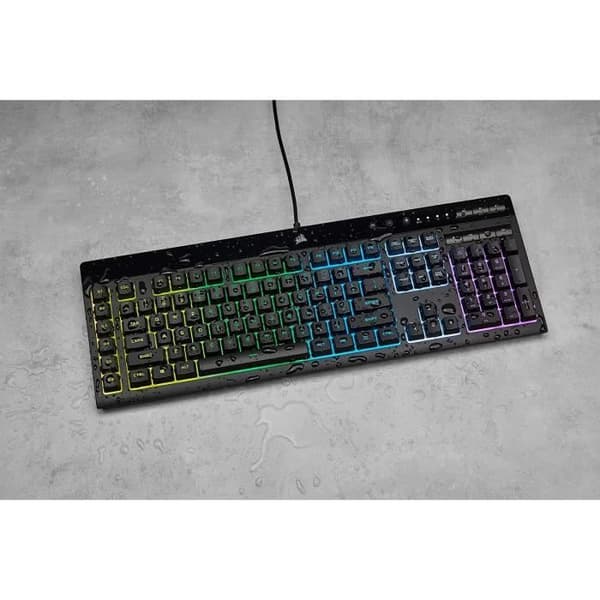 Corsair K55 RGB PRO Gamer RGB LED-tangentbord, svart