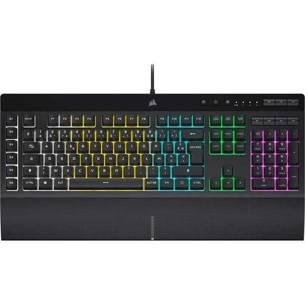 Corsair K55 RGB PRO Gamer RGB LED-tangentbord, svart