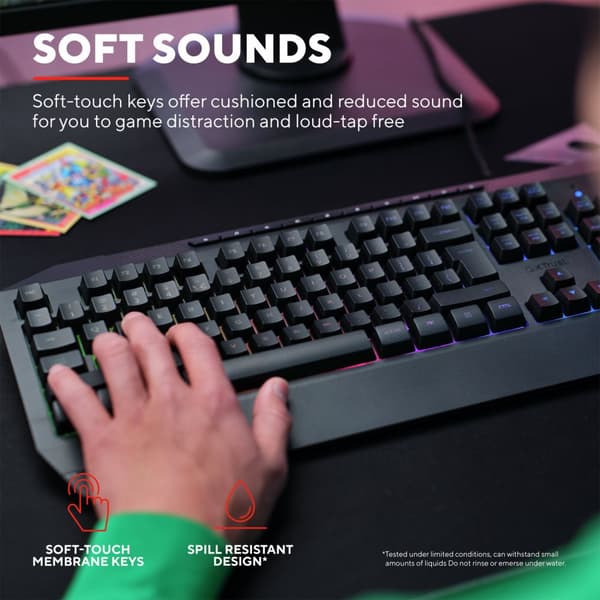GXT 836 Evocx Gaming tastatur nordisk layout