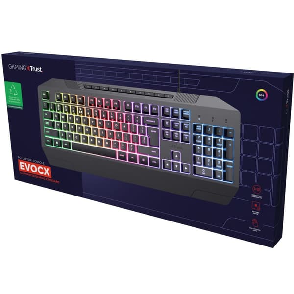 GXT 836 Evocx Gaming tastatur nordisk layout
