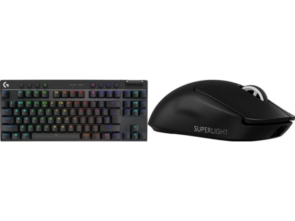 Klawiatura Logitech PRO X TKL Lightspeed GX Brown (920-012136) + Mysz Logitech G PRO X SuperLight 2 (910-006630)