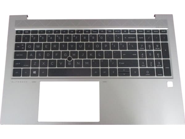 HP - Top cover with keyboard (not backlit) - för EliteBook 855 G7 Notebook