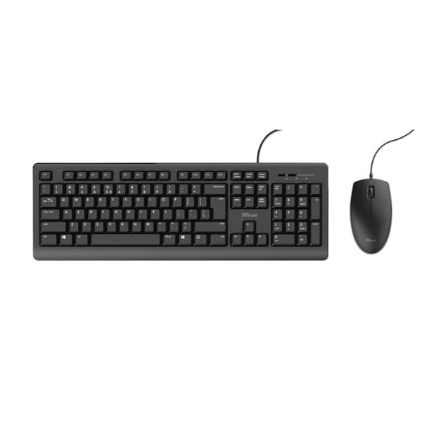 Tangentbord och Mus Trust 23970 Svart Qwerty US