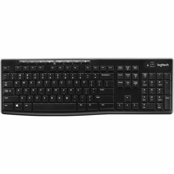 Trådlöst Tangentbord Logitech Franska Svart AZERTY Svart