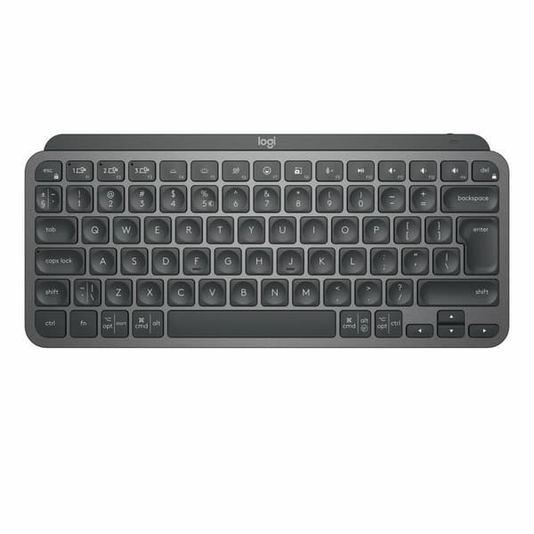 Tangentbord Logitech MX Keys Mini Franska Mörkgrå AZERTY grafit