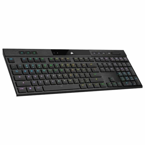 Tangentbord Corsair Azerty Franska Svart AZERTY