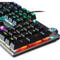 Miniatyrbild 4 av 11: Tangentbord Ibox AURORA K-3 Svart/Silvrig Silvrig QWERTY