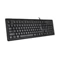 Miniatyrbild 5 av 5: Tangentbord A4 Tech KR-92 Svart Svartvit Engelska QWERTY