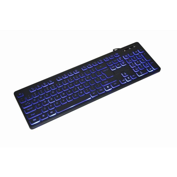 Tangentbord GEMBIRD KB-UML3-02 Svart Engelska EEUU QWERTY