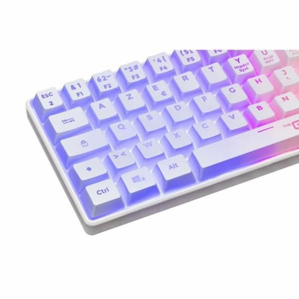 Bluetooth Tangentbord The G-Lab Azerty Franska Vit