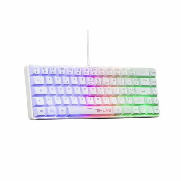 Bluetooth Tangentbord The G-Lab Azerty Franska Vit