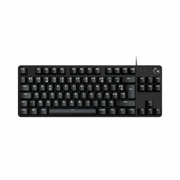 Tastatur Logitech G413 TKL SE USB Sort Baggrundsbelyst Gaming AZERTY Sort