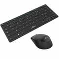 Miniatyrbillede 1 af 4: Tastatur og mus Bluestork Sans fil Ultra compact Sort
