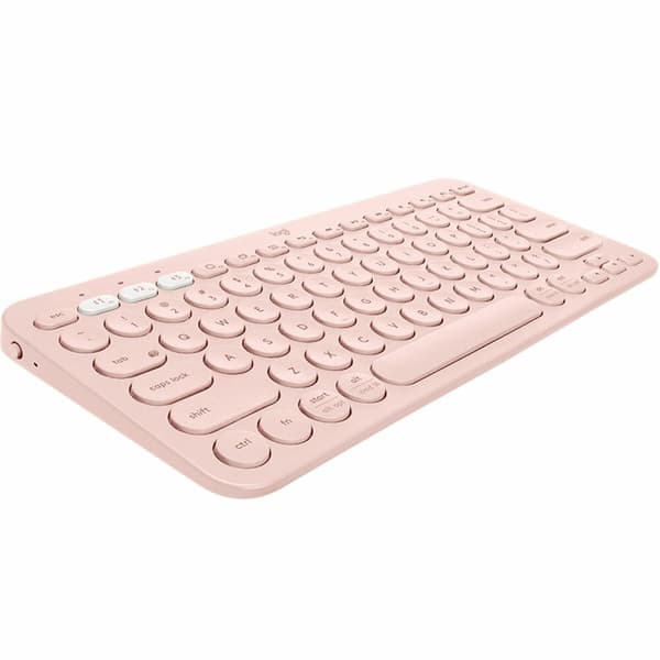Trådløst tastatur Logitech K380 Pink Spansk qwerty