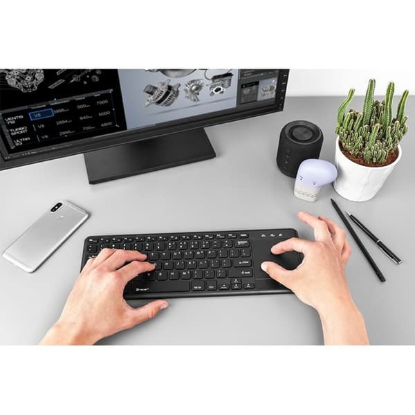 Tastatur med touchpad Tracer TRAKLA46367 Sort