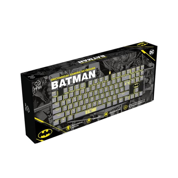 Tastatur FR-TEC BARMAN Spansk qwerty Sort, Gul