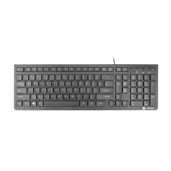Tastatur Natec NKL-1829 Grøn Engelsk EEUU QWERTY