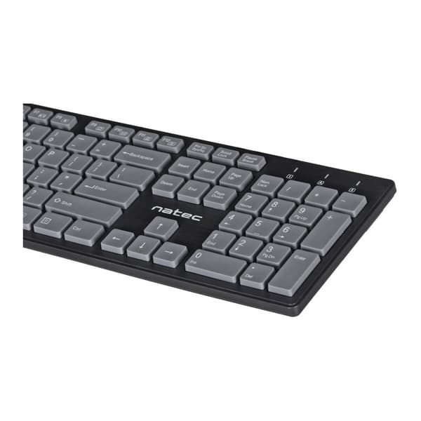 Tastatur Natec NKL-1829 Grøn Engelsk EEUU QWERTY