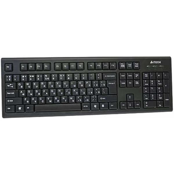 Tastatur A4 Tech KR-85 Sort Engelsk EEUU QWERTY