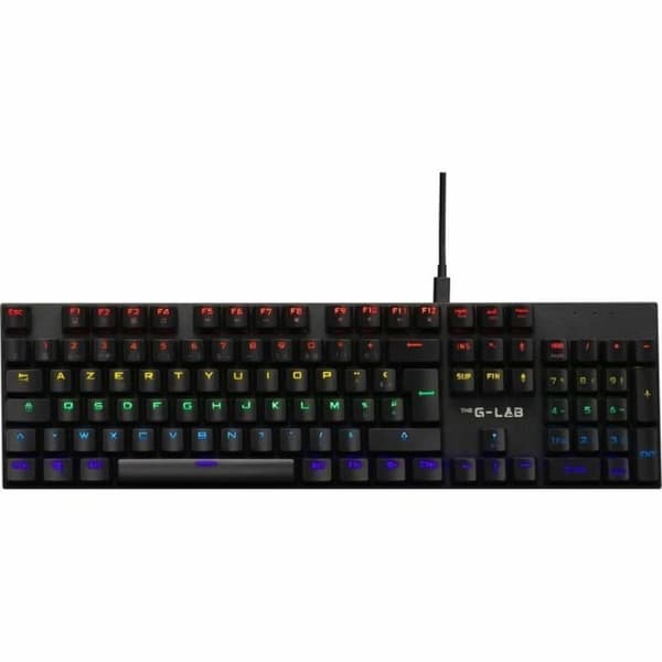Bluetooth-tastatur The G-Lab AZERTY Sort Fransk