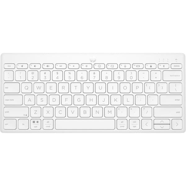 Tastatur HP 692T0AA Hvid Qwerty US