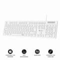 Miniatyrbillede 3 af 5: Tastatur Subblim SUBKBC-0SSK51 Hvid Spansk qwerty